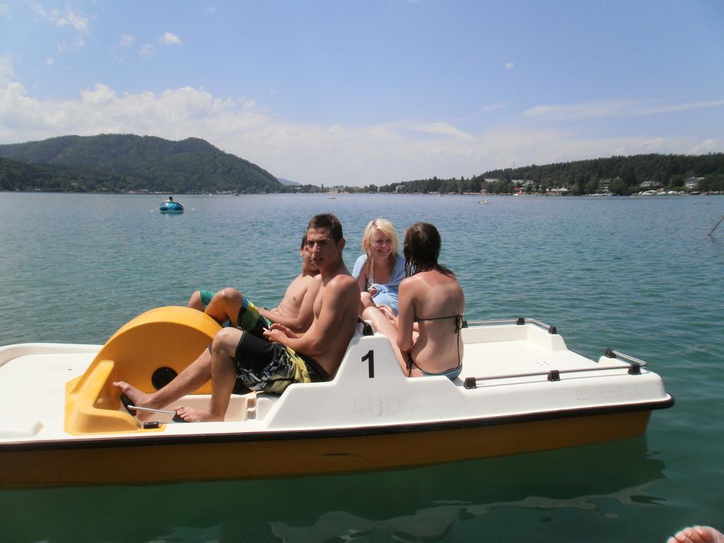 Ferienpension Garni Hubert Rigelnik Sankt Kanzian am Klopeiner See Екстериор снимка