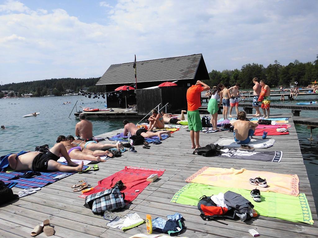 Ferienpension Garni Hubert Rigelnik Sankt Kanzian am Klopeiner See Екстериор снимка